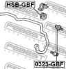 HONDA 51306SCC003 Stabiliser Mounting